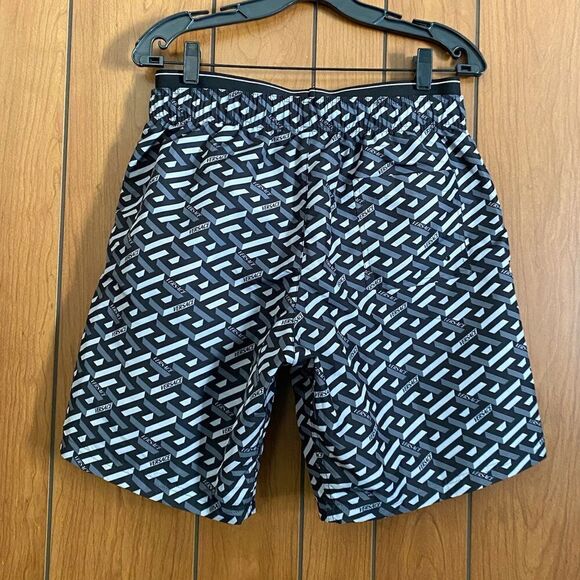 Versace  Logo Print Drawstring Swim Trunks size 4/ Large - Picture 9 of 15